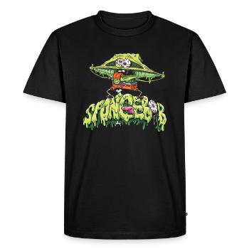 Spongebob Squarepants Cool Halloween Design - Men's Premium Organic T-Shirt - black - Front - Nico (187cm)