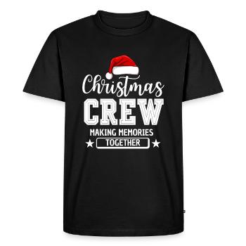 CHRISTMAS CREW - Men's Premium Organic T-Shirt - black - Front - Nico (187cm)