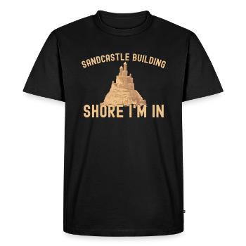 Sandcastle Kit Gear Sandcastle Set Toys - Men's Premium Organic T-Shirt - black - Front - Nico (187cm)
