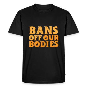 Prohibitions of our bodies - Men's Premium Organic T-Shirt - black - Front - Nico (187cm)