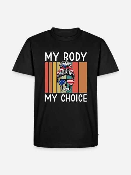 My Body, My Choice - Men's Premium Organic T-Shirt - black