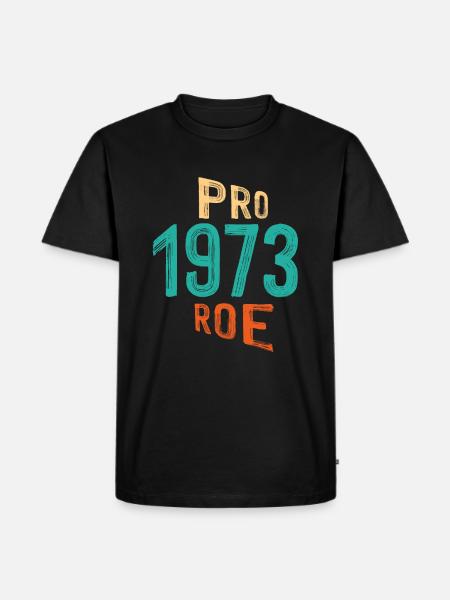 Pro 1973 Roe - Men's Premium Organic T-Shirt - black