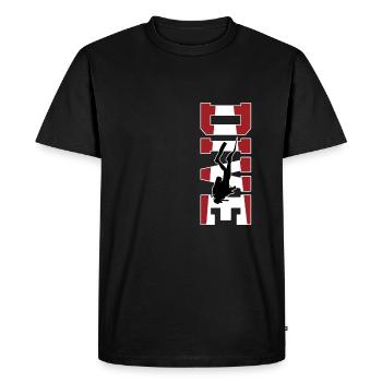 Plongée - don de plongeur - T-shirt Premium bio Homme - noir - Devant - Nico (187cm)