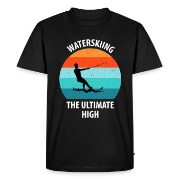 Ski nautique, ski nautique, skieurs nautiques - T-shirt Premium bio Homme - noir - Devant - Nico (187cm)