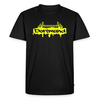 Dortmund - T-shirt Premium bio Homme - noir - Devant - Nico (187cm)