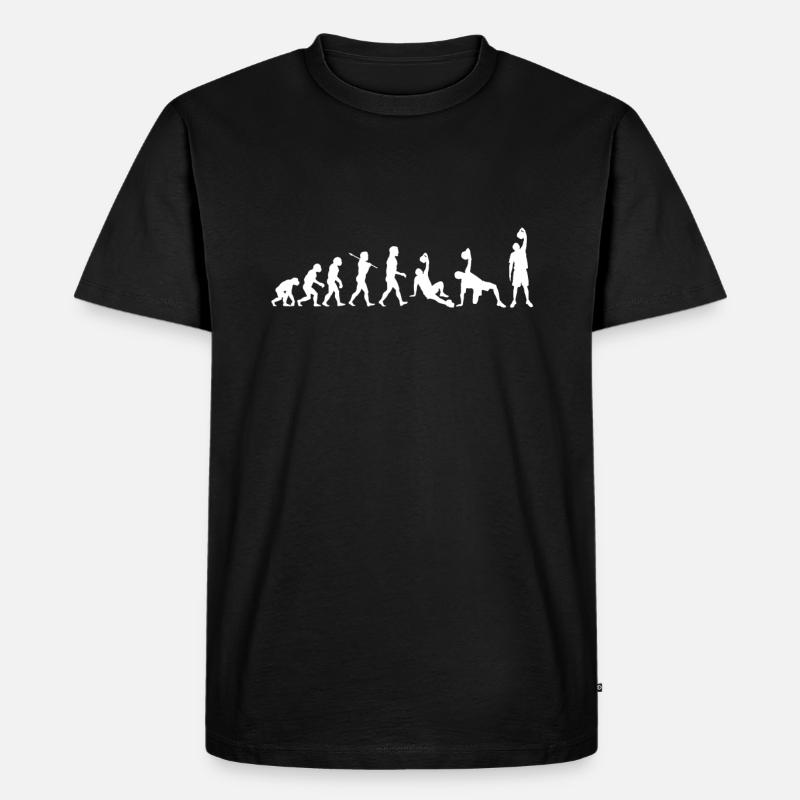 Kettlebell Kettleball TGU Evolution Geschenk - Männer Premium Bio T-Shirt - Schwarz