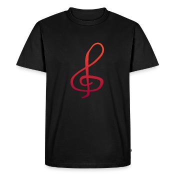 clef - T-shirt Premium bio Homme - noir - Devant - Nico (187cm)