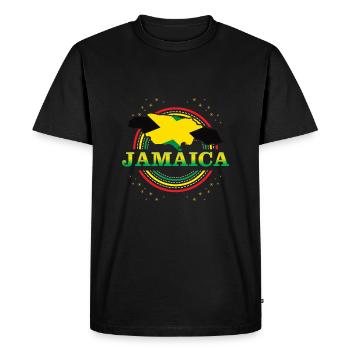 Jamaïque - T-shirt Premium bio Homme - noir - Devant - Nico (187cm)