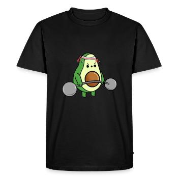 Avocat Deadlifts pour les entraîneurs de fitness - T-shirt Premium bio Homme - noir - Devant - Nico (187cm)