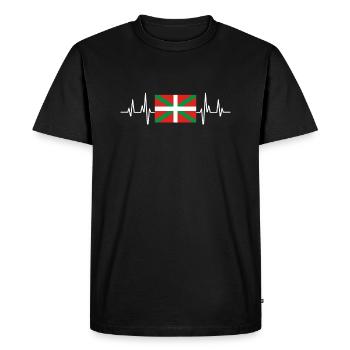 Euskal Presoak Euskal Herria Pays Basque Cadeau - T-shirt Premium bio Homme - noir - Devant - Nico (187cm)