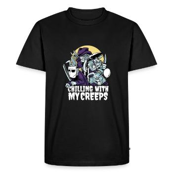 25797 bunnytshirt pr et t shirt - T-shirt Premium bio Homme - noir - Devant - Nico (187cm)