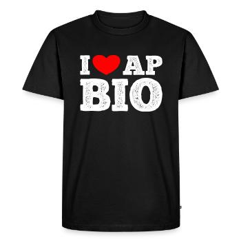 AP Biology Funny High School AP Class Survivor - Men's Premium Organic T-Shirt - black - Front - Nico (187cm)