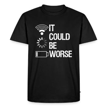Drôle de programmeur informatique Gamer Gift - T-shirt Premium bio Homme - noir - Devant - Nico (187cm)