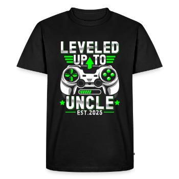 Ascended to Uncle 2025 - Men's Premium Organic T-Shirt - black - Front - Nico (187cm)