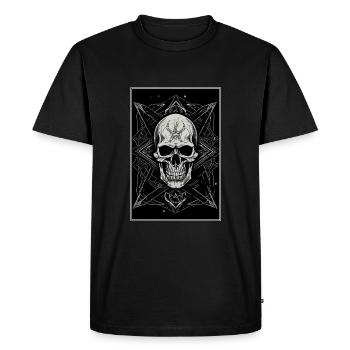 Esthétique gothique occulte impie grunge emo punk - T-shirt Premium bio Homme - noir - Devant - Nico (187cm)