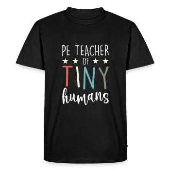 Physical education teachers for young children - Men's Premium Organic T-Shirt - black - Front - Nico (187cm)