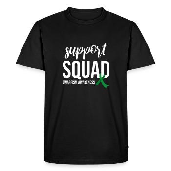 Escouade de soutien, Dwarfisme de la boucle verte - T-shirt Premium bio Homme - noir - Devant - Nico (187cm)