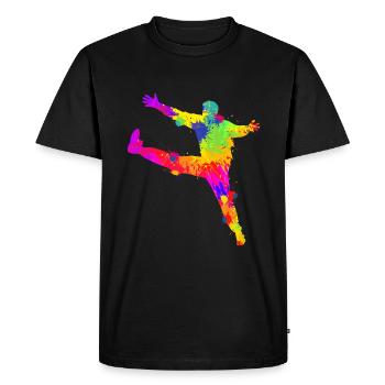 Handball Gardien de but Handball Hommes Enfants - T-shirt Premium bio Homme - noir - Devant - Nico (187cm)