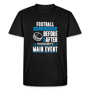 Drôle de fanfare Saison Snare Drum Music - T-shirt Premium bio Homme - noir - Devant - Nico (187cm)
