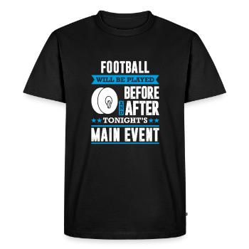 Drôle de joueur de cymbales de la saison de la fanfare - T-shirt Premium bio Homme - noir - Devant - Nico (187cm)