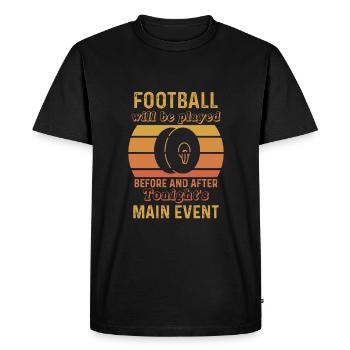 Musicien de fanfare, drôle de joueur de cymbale - T-shirt Premium bio Homme - noir - Devant - Nico (187cm)