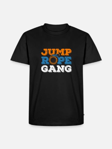 Jump Rope Walk - Men's Premium Organic T-Shirt - black