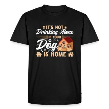 Il ne se boit pas seul - T-shirt Premium bio Homme - noir - Devant - Nico (187cm)