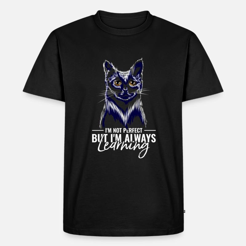 Ich Bin Nicht Perfekt - Männer Premium Bio T-Shirt - Schwarz
