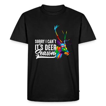 Désolé, je ne peux pas - T-shirt Premium bio Homme - noir - Devant - Nico (187cm)