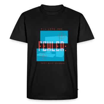 Informatique drôle informatique professionnel cadeau - T-shirt Premium bio Homme - noir - Devant - Nico (187cm)