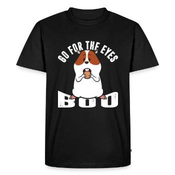 Go For The Eyes Boo T-Shirt - T-shirt Premium bio Homme - noir - Devant - Nico (187cm)