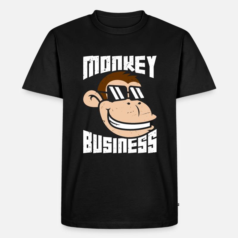 Unfug - Männer Premium Bio T-Shirt - Schwarz