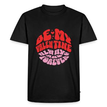 Cadeau romantique pour la Saint-Valentin pour les amoureux - T-shirt Premium bio Homme - noir - Devant - Nico (187cm)