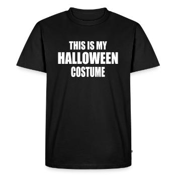 this is my halloween costume - T-shirt Premium bio Homme - noir - Devant - Nico (187cm)