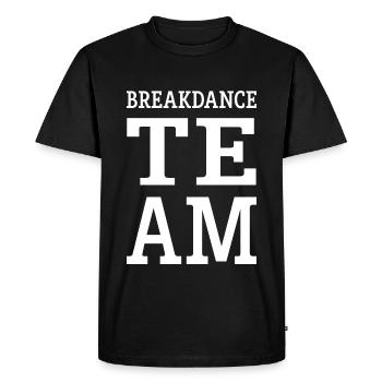 Équipe de breakdance Mannschaft - T-shirt Premium bio Homme - noir - Devant - Nico (187cm)