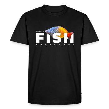 Boesemani Rainbow Fish Keeper - T-shirt Premium bio Homme - noir - Devant - Nico (187cm)