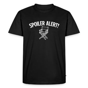 Movie Director Filmmaker Spoiler Alert Cinema - Men's Premium Organic T-Shirt - black - Front - Nico (187cm)