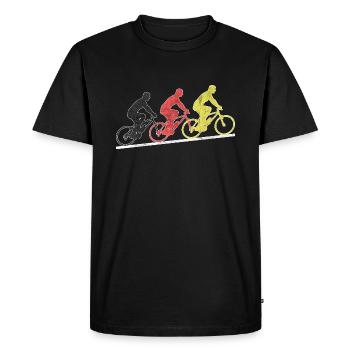 Allemagne Vélo Vélo Bicycle - T-shirt Premium bio Homme - noir - Devant - Nico (187cm)