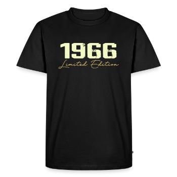 1966 Édition Limitée - 1966 Cadeau D'anniversaire - T-shirt Premium bio Homme - noir - Devant - Nico (187cm)