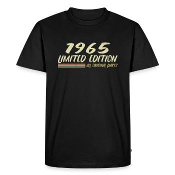 1965 Birthday Gift Idea 1965 - Men's Premium Organic T-Shirt - black - Front - Nico (187cm)
