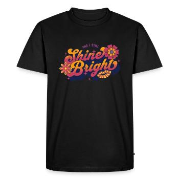 Old People Retirement Retired Proud Age - Men's Premium Organic T-Shirt - black - Front - Nico (187cm)