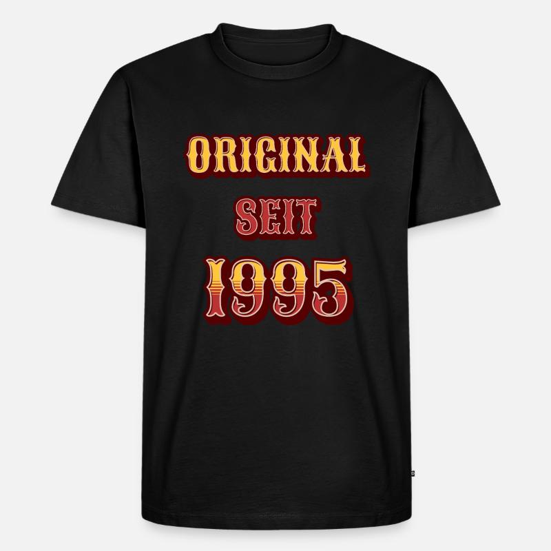 ORIGINAL SEIT 1995 - Männer Premium Bio T-Shirt - Schwarz