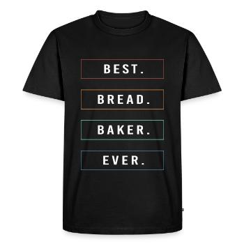 Baker Baker Baking - Men's Premium Organic T-Shirt - black - Front - Nico (187cm)