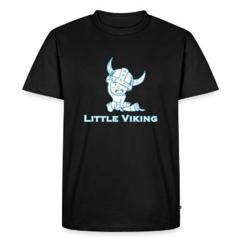 Viking baby son dad father's day valhalla gift - Men's Premium Organic T-Shirt - black - Front - Nico (187cm)