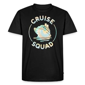First Time Cruiser Cruise 2022 Tie Dye Print - T-shirt Premium bio Homme - noir - Devant - Nico (187cm)