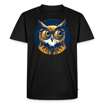 Owl Sunglasses Odd Eagle Owl - Men's Premium Organic T-Shirt - black - Front - Nico (187cm)