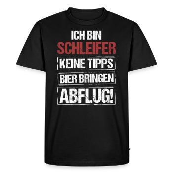 Je suis un grinder - apportez de la bière et partez - T-shirt Premium bio Homme - noir - Devant - Nico (187cm)