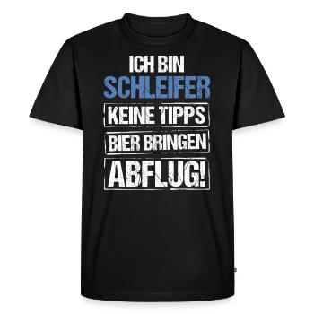 Je suis un grinder - apportez de la bière et partez - T-shirt Premium bio Homme - noir - Devant - Nico (187cm)