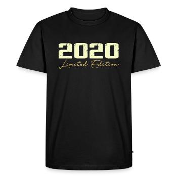 2020 Édition Limitée - 2020 Cadeau D'anniversaire - T-shirt Premium bio Homme - noir - Devant - Nico (187cm)