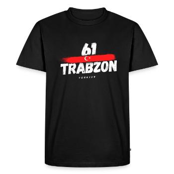 61 Trabzon Turquie Türkiye - T-shirt Premium bio Homme - noir - Devant - Nico (187cm)